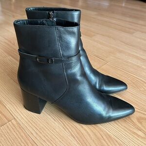 Blondo Tala Fashion Black Leather Waterproof Boots Women’s 11M
